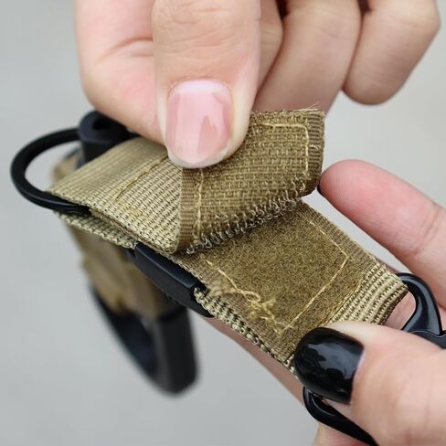 1PCS Outdoor Hiking Backpack Clip Easy-pull Belt, Retractable Keychain, Backpack, Camping Anti-loss and Anti-theft Cord,24CM in Saudi Arabia