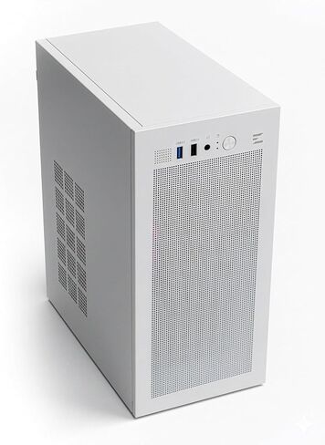 Zalman CUBIX-G Micro-ATX MATX Compact Mini Tower Gaming PC Case, Black | Includes 3x 120mm FRGB Fans, Panoramic View Tempered Glass Panels, USB Type-C, Up to 280mm GPU Support in Kuwait