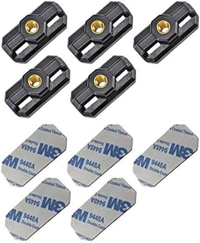 رباط للكابل Zip Tie Mount Bracket مترابطة 1/4 "-20 مع رغوة لاصقة الكمية 20 مجموعة in Kuwait