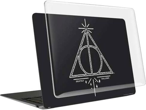 Skinit Laptop Case Plus Skin Compatible with MacBook Air 15in (2023) - Officially Licensed Wizarding Worlds Harry Potter Deathly Hallows Symbol Design in Saudi Arabia