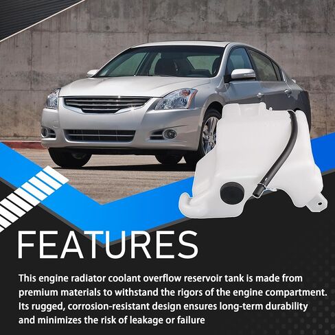 Engine Coolant Recovery Bottle Reservoir Tank with Cap Compatible with 2018-2023 Jeep Wrangler 2.0L L4 Replaces 68364312AC 68364312AA 68364312AB in Saudi Arabia
