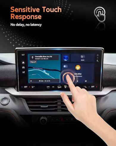 CDEFG For 2025 2026 Ford Explorer Screen Protector - 13.2 Inch 9H HD Tempered Glass - Explorer (Active, ST-Line, Platinum, ST) Touchscreen Accessories in Saudi Arabia
