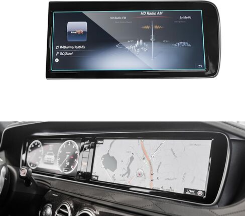 LUWU Screen Protector for Benz S-Class W222 Accessories 2014 2015 2016 2017 Benz S550/AMG S 63/AMG S 65 Screen Protector 12.3'' Tempered Glass Benz W222 Screen Infotainment Display Touchscreen 2PCS in Saudi Arabia