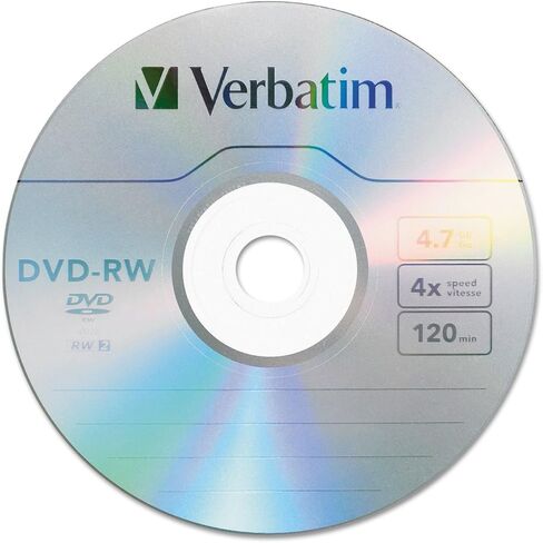 Verbatim DVD-RW 4.7GB 4X 30/PK Spindle VER95179 in Saudi Arabia