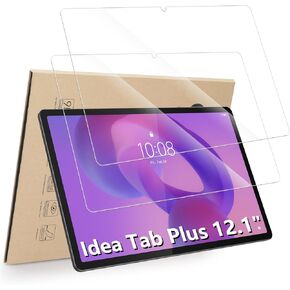 واقيات شاشة مكونة من قطعتين متوافقة مع Lenovo Idea Tab Plus 12.1 بوصة / Tab K12 (2025)، زجاج مقسى [وضوح HD] [9 صلابة] [سهلة التركيب] بديل لـ TB361FU / TB361ZU in Kuwait