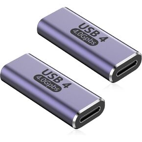 USB C Female to Type C Female Adapter,USB C Coupler TypeC Extension Adopter iPhone Charging Extender Adapter for Apple iPhone 17 16 15 Pro Max Thunderbolt 4/3 Data Transfer 8K@60Hz Video in Kuwait