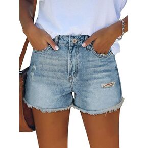 MODARANI Denim Shorts for Women Distressed Jean Shorts Ripped Summer Hot Short in Saudi Arabia