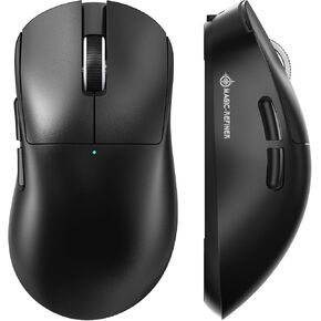 ماوس الألعاب اللاسلكي MAGIC-REFINER X2 Superlight، BK3633 ثلاثي الوضع BT/2.4G ماوس سلكي/لاسلكي مع شريط قبضة، 25000 نقطة لكل بوصة، معدل الاقتراع 1000 هرتز، 500 مللي أمبير، حجم كبير، 5 أزرار قابلة للبرمجة لجهاز الكمبيوتر/Mac، أسود PRO in Kuwait