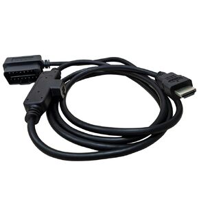 كابل محول OBD2 إلى HDMI متوافق مع شاشات Edge CS2/CTS2/CTS3 - موصل واجهة التوصيل والتشغيل بمواصفات OEM - جزء أداة تشخيص السيارات المتين # H00008000 in Saudi Arabia