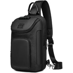 reeyee Sling Bag for Men, Anti Theft Crossbody Bag,Waterproof Shoulder Bag Mens Cross Bag for Casual Sport Travel (Blue) in Kuwait