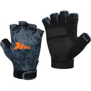 KastKing Gill Raker Gloves, UPF 50 FrostWeave Yarn Cooling Fabric, Non-Slip Grip, Quick-Dry, Short Cuff Comfort, Reflective Logo, Fishing, Hiking, Outdoors in Saudi Arabia