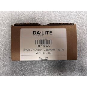 Da-Lite DL16622 Smart Low-Voltage Wall Switch (White) in Kuwait