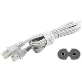 10ft White AC Power CMains Cableord Compatible with Microsoft Xbox One X Gaming Console in Kuwait