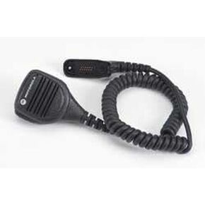 ميكروفون موتورولا الأصلي PMMN4025 PMMN4025A IMPRES مكبر صوت عن بعد مع مقبس صوت 3.5 مم لـ MotoTurbo XPR6300، XPR6350، XPR6380، XPR6500، XPR6550، XPR6580 in Kuwait