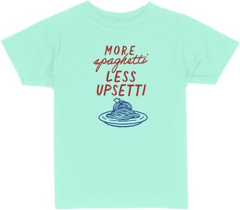 More Spaghetti Less Upsetti Toddler Kids T-Shirt in Saudi Arabia