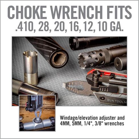 Real Avid Gun Tool Max, 37-in-1 Multitool for Gunsmithing, Includes Pliers, Wire Cutters, Knife Blade, Universal Choke Wrench, Bits, Wrenches & Sheath, Perfect EDC Tool for Hunting & Gun Owners black in Saudi Arabia