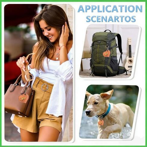 Initial Letter Leather Alphabet Keychain Holder Case Compatible with AirTag,Cute Protective Air Tag Cover with Bronze Keyring,Anti-Scratch Finder GPS Tracker Case for Pets Keys Wallet Luggage(M) in Saudi Arabia