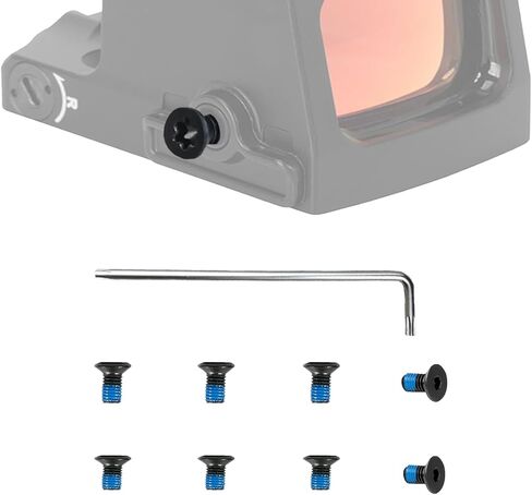 مجموعة براغي بمقاسين لعلبة بطارية Holosun المتوافقة مع Holosun EPS/EPS Carry، بما في ذلك أدوات التثبيت، فولاذ كربوني بدرجة 10.9، أكسدة سوداء معالجة بمادة لاصقة زرقاء مضادة للارتخاء in Kuwait
