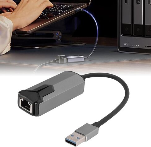 محول USB للشبكة السلكية 2.5 جيجابت في الثانية من Zopsc، دونجل إيثرنت من سبائك الألومنيوم لأجهزة الكمبيوتر المحمول والكمبيوتر المكتبي، متوافق مع OS X، XPS، 5/4/3، محمول ومستقر in Kuwait