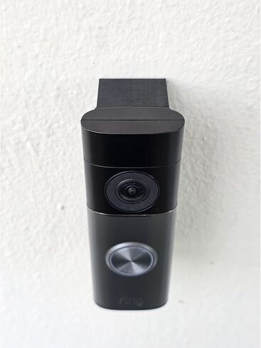 1 Inch Spacer Mounting Bracket Compatible with Ring Wired Doorbell Pro 3rd Gen Retinal 4K 3D Printed. Doorbell Not Included in Saudi Arabia