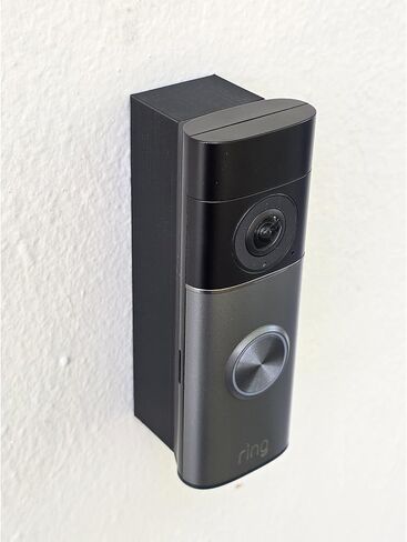 1 Inch Spacer Mounting Bracket Compatible with Ring Wired Doorbell Pro 3rd Gen Retinal 4K 3D Printed. Doorbell Not Included in Saudi Arabia