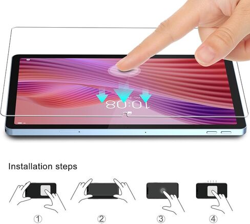 WD&CD 2 Pack Screen Protector Compatible with Lenovo Tab TB311 2025 10.1'', Tempered Glass Film Replacement for Lenovo Tab 10.1 Inch【Anti Scratch 】【Anti Bubble】【High Definition】 in Saudi Arabia