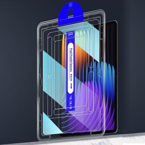 واقي شاشة من الزجاج المقسى شفاف متوافق مع Xiaomi Pad 7/7 Pro 11.2 بوصة، مع أداة المحاذاة التلقائية in Kuwait