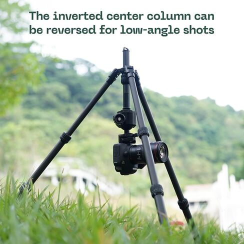 FANAUE Tripod for Binoculars Telescope, 42" Carbon Fiber Spotting Scopes Tripods Stand with 1/4" and 3/8" Thread,Camera Tripod with Reversible Center Column for DSLR in Saudi Arabia
