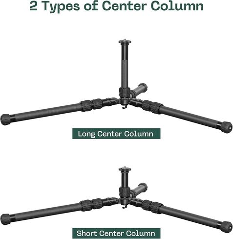 FANAUE Tripod for Binoculars Telescope, 42" Carbon Fiber Spotting Scopes Tripods Stand with 1/4" and 3/8" Thread,Camera Tripod with Reversible Center Column for DSLR in Saudi Arabia