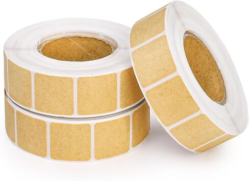 6000 Pieces / 6 Rolls 0.87 Inch Target Pasters, Square Self-Adhesive Target Sticker for Shooting Practice, Shooting Cardboard Paper Markers Label for Pistol Shooting Range Targets in Saudi Arabia