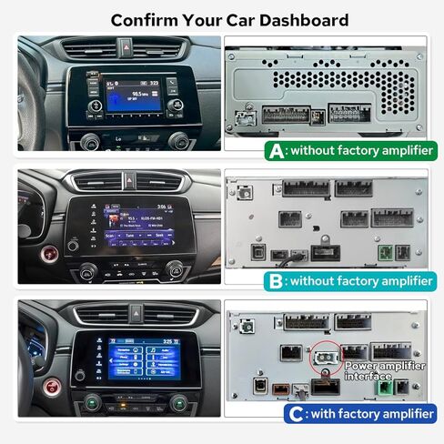 JOYING Car Radio for Honda CRV 2017-2022, 12.3" QLED Touch Screen Android 13 Car Stereo 12GB+256GB Plug and Play with CarPlay & Android Auto, GPS Navigation, Bluetooth, AM/FM(JY-HT901N12) in Saudi Arabia