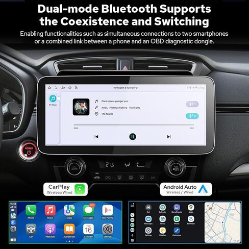 JOYING Car Radio for Honda CRV 2017-2022, 12.3" QLED Touch Screen Android 13 Car Stereo 12GB+256GB Plug and Play with CarPlay & Android Auto, GPS Navigation, Bluetooth, AM/FM(JY-HT901N12) in Saudi Arabia
