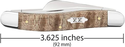 Case XX سكين جيب NATURAL CURLY MAPLE SMOOTH MEDIUM STOCKMAN W/TIN الصنف #71232-7318 SS - الطول مغلق: 3 5/8 بوصة in Kuwait