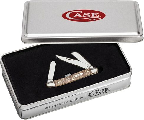 Case XX سكين جيب NATURAL CURLY MAPLE SMOOTH MEDIUM STOCKMAN W/TIN الصنف #71232-7318 SS - الطول مغلق: 3 5/8 بوصة in Kuwait