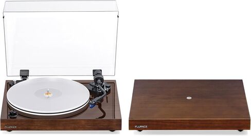 Fluance RT85 Reference High Fidelity Vinyl Turntable Record Player with Ortofon 2M Blue Elliptical Cartridge and Anti-Vibration Wood Isolation Base - Piano Black in Saudi Arabia