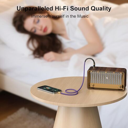 كابل صوت USB C إلى RCA، كابل ستيريو من النوع C إلى 2 RCA Y لسلسلة iPhone 16 15، كمبيوتر محمول لوحي إلى المسرح المنزلي ومكبر صوت DVD وستيريو السيارة (3.2 قدم/1 متر) in Kuwait