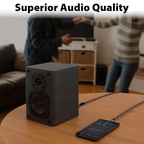 كابل Cyberguys USB C إلى RCA بطول 6.6 أقدام، كابل صوت من النوع C إلى RCA مع موصلات مدمجة مطلية بالذهب، محول USBC متوافق مع مكبر صوت Samsung Galaxy iPad Pro Pixel MacBook in Kuwait