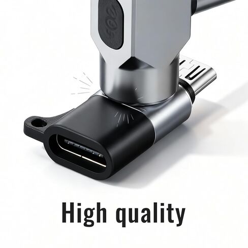6 عبوات من محول Micro USB إلى USB C، موصل محول من النوع C أنثى إلى Micro USB ذكر يدعم مزامنة بيانات الشحن، محول Micros USB من النوع C، موصل تحويل Micros Male، أسود in Kuwait