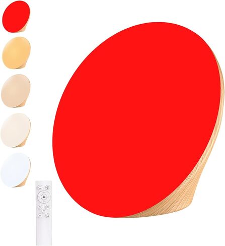 Light Therapy Lamp with 10000 Lux Sun Light & 670nm Red Night Light, Sleep Aid & Mood Boosting Lamp, 5 Color Temperatures, 5 Brightness Levels, 4 Timer Settings, Smart Touch & Remote Control in Saudi Arabia