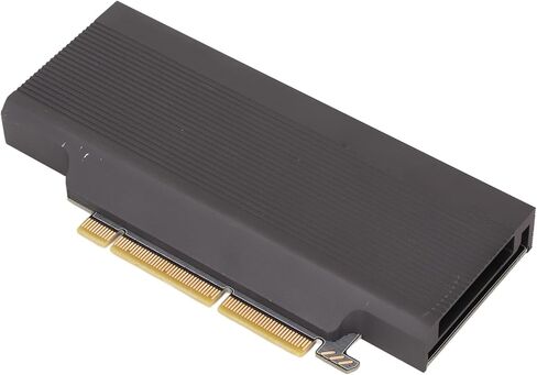 بطاقة محول Zunate M.2 NVMe PCIe - دعم SSD مزدوج M.2 لمحركات الأقراص 2230/2242/2260/2280، توافق عالمي لتطبيقات النظام المتعددة in Kuwait