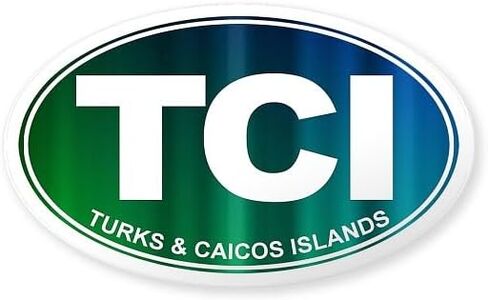 CafePress Turks and Caicos Islands Oval Car Bumper Sticker in Saudi Arabia