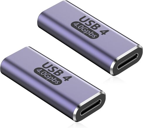 USB C Female to Type C Female Adapter,USB C Coupler TypeC Extension Adopter iPhone Charging Extender Adapter for Apple iPhone 17 16 15 Pro Max Thunderbolt 4/3 Data Transfer 8K@60Hz Video in Kuwait