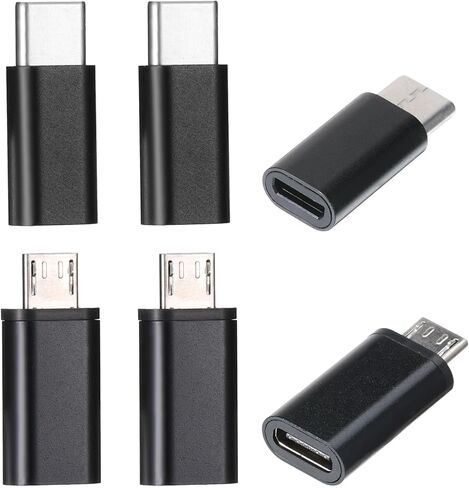 3 منافذ Micro USB ذكر إلى النوع C أنثى و3 منافذ نوع C ذكر إلى Micro USB أنثى، تدعم مزامنة بيانات الشحن المتوافقة مع الهواتف والأجهزة اللوحية in Saudi Arabia