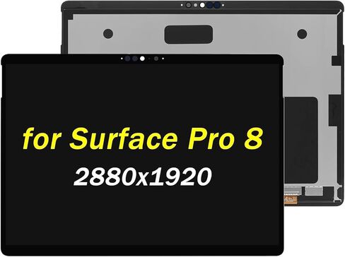 for Microsoft Surface Pro 8 1983 1982 (2021) Screen Replacement for Surface Pro 8 Digitizer 2880x1920 13 inch LED LCD Touch Screen Display Digitizer Assembly (Only for Surface Pro 8) in Saudi Arabia