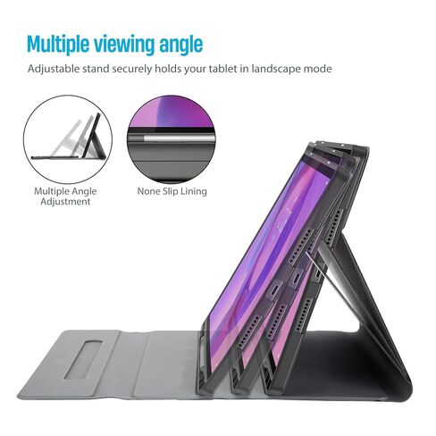 ProCase Tablet Case with Keyboard Compatible with 2025 Lenovo Idea Tab Plus 12.1 Inch/Tab K12, Folio Cover with Magnetically Detachable Wireless Keyboard Multi-Angle Stand and Pencil Holder -Black in Saudi Arabia
