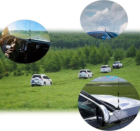 SignalPlus Police Scanner Antenna for Home, 25-1300MHz VHF UHF GMRS FM, 2m 70cm Mobile Ham Radio Antennas with Magnetic Base/BNC Male/UHF Male, for Police Scanner/Amateur Mobile Ham Two Way Radio in Saudi Arabia