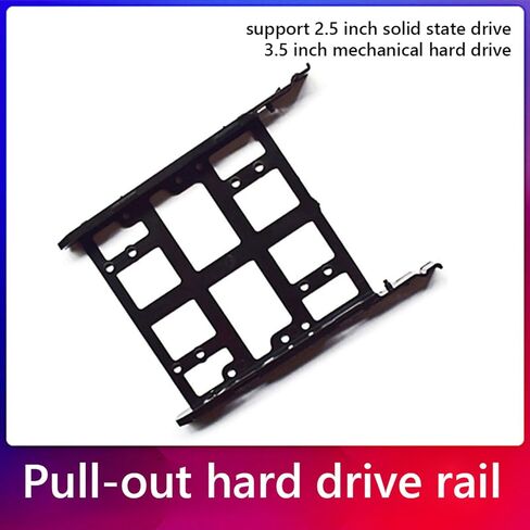 Plastic 2.5 inch / 3.5 inch SSD HDD Metal Mounting Adapter Bracket PC Hard Drive Enclosure Tray Holder Desktop in Saudi Arabia