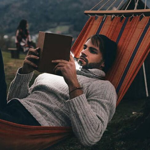 Ciieeo Neck Reading Light USB Rechargeable Hands-Free Book Light with Adjustable Flexible Gooseneck Soft LED for Eye Protection, Portable Night Running and Bed Reading Accessories in Kuwait