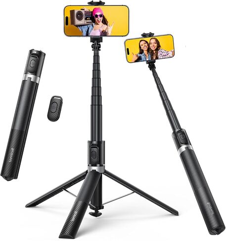 Lamicall Tap-to-Open Phone Tripod & Selfie Stick + Gooseneck Tablet Holder in Saudi Arabia