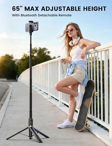 Lamicall Tap-to-Open Phone Tripod & Selfie Stick + Gooseneck Tablet Holder in Saudi Arabia